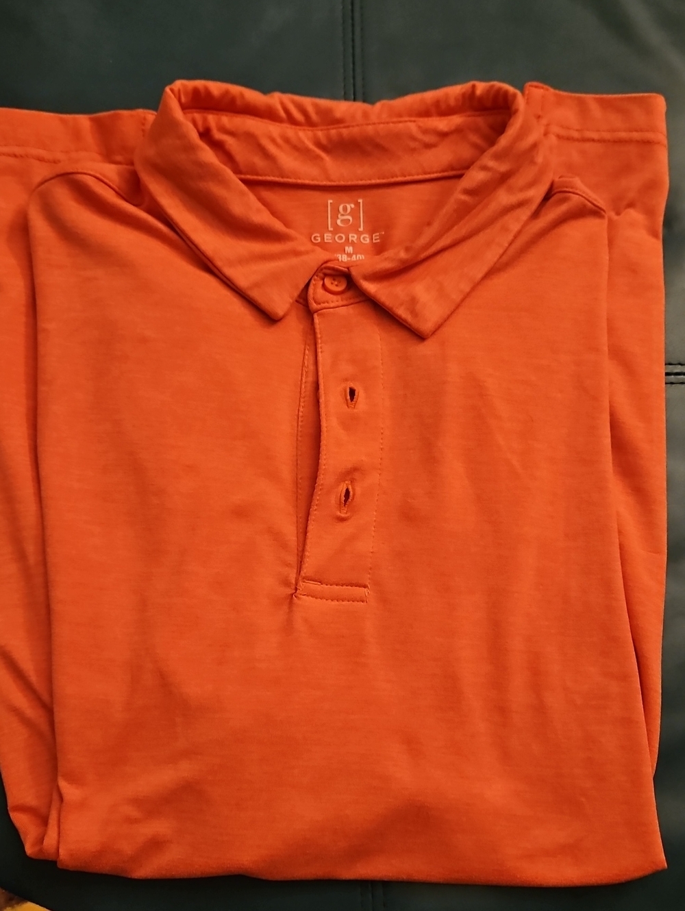 George Men’s Bright Orange Polo Shirt